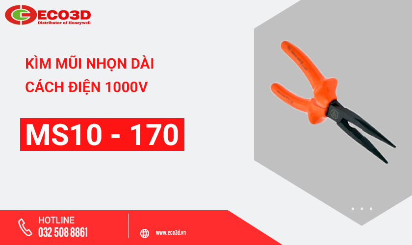 khẩu trang mũi nhọn dài cách điện MS10-170 SFE