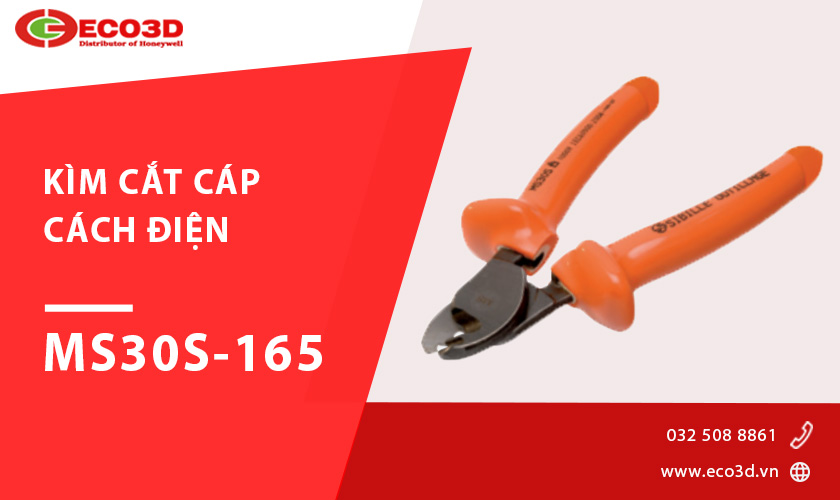kìm cắt cáp cách điện MS30S - 165
