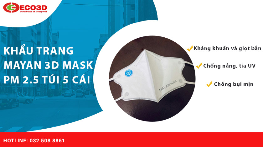 khẩu trang mayan 3d mask