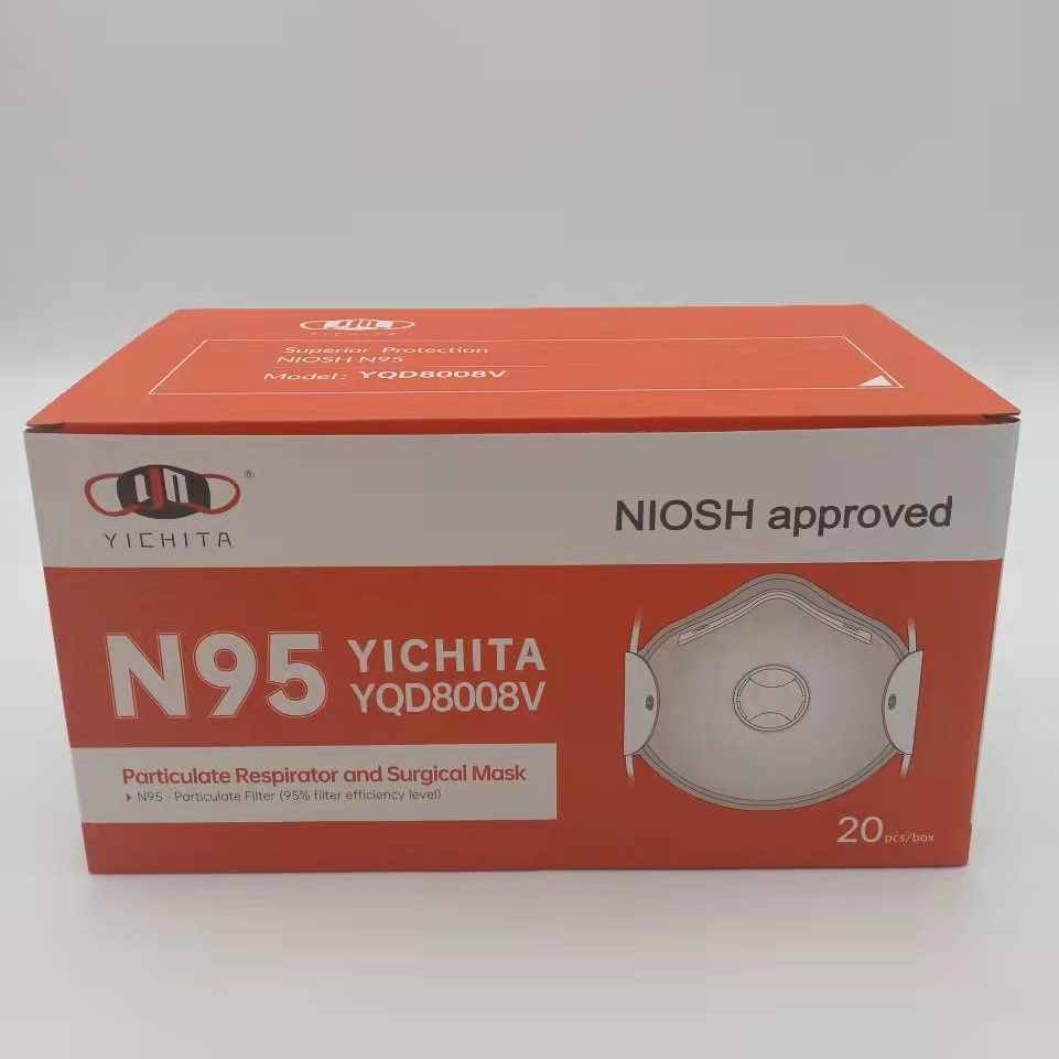 Khẩu trang có van N95 Yichita đeo qua đầu