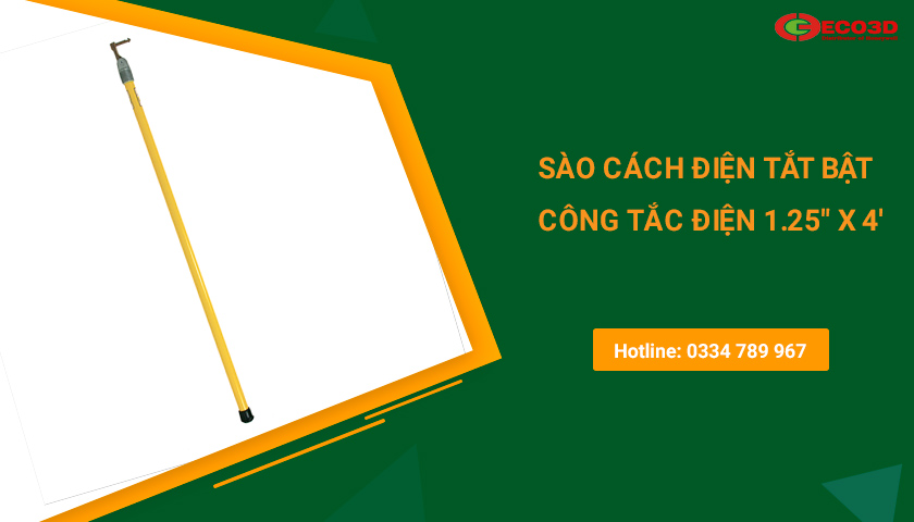 sào cách điện tắt bật công tắc