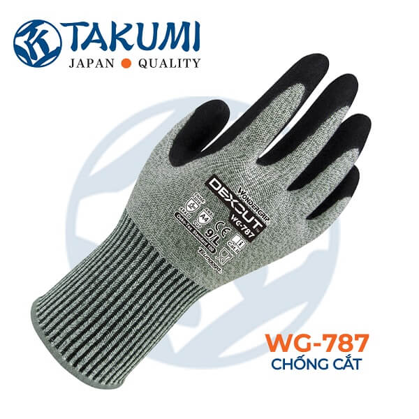 Găng Tay Chống Cắt Wonder Grip WG-787 phủ nitrile