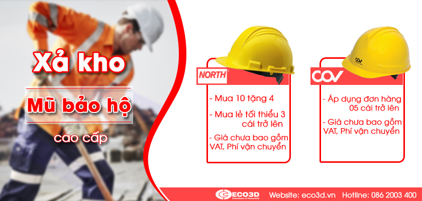 Xả kho mũ bảo hộ lao động 