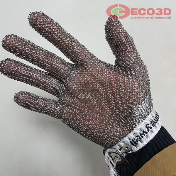 găng tay chống cắt bằng thép chainex