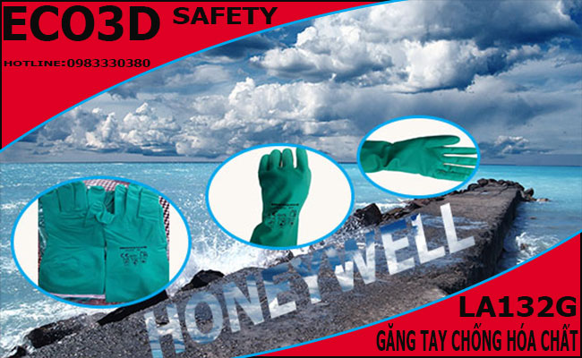Găng tay chống hóa chất Honeywell-Găng tay chống hóa chất LA132G