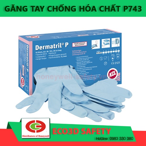 ECO3D-găng tay chống hóa chất một lần P 743 KLC