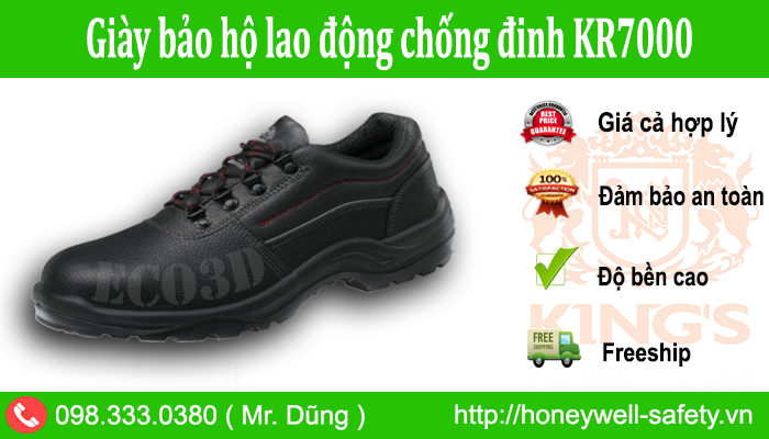 Giày bảo hộ lao động chống đinh KR7000