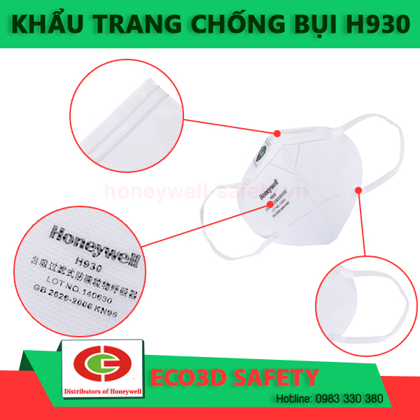 khẩu trang chống bui h930 Honeywell