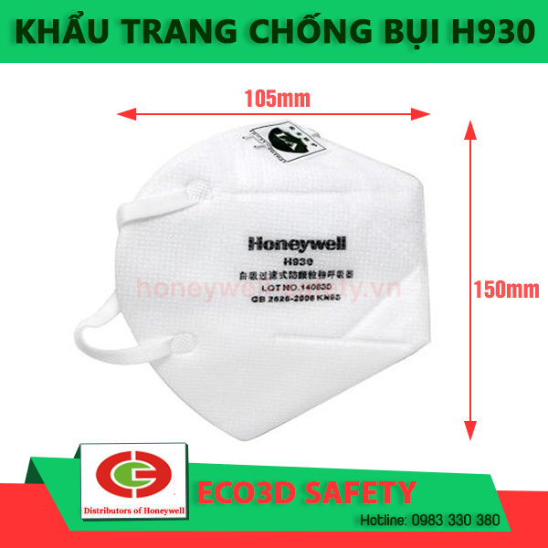 khẩu trang chống bụi H930 Honeywell