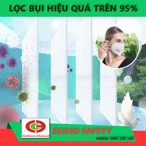 Mua ngay khẩu trang chống bụi honeywell để bảo vệ sức khỏe