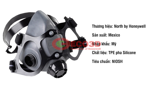 Mặt nạ nửa mặt phòng độc North 5500