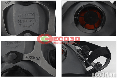 Mặt nạ nửa mặt phòng độc North 5500