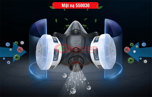 Mặt nạ nửa mặt phòng độc North 5500