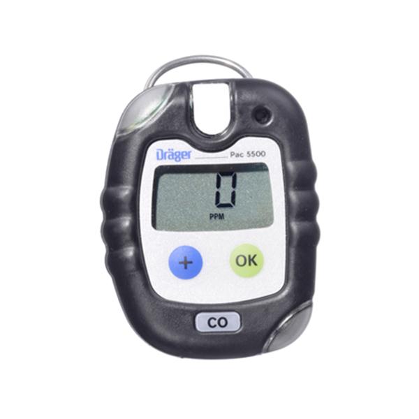 Máy Đo Đơn Khí Dräger Pac® 5500 Phát Hiện Khí CO, H2S Hoặc O2