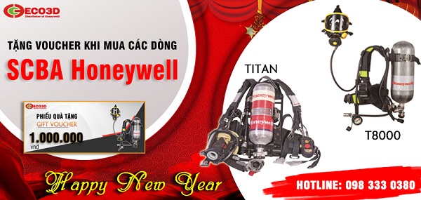 Mua thiết bị trợ thở SCBA Honeywell tặng voucher 1.000.000Đ