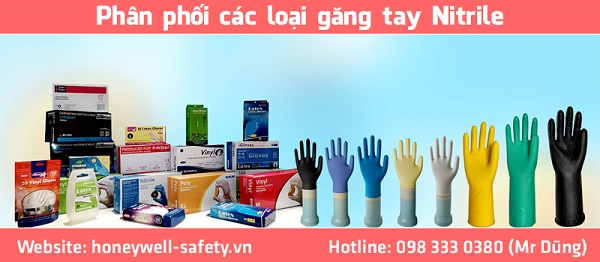 Găng tay chống hóa chất Nitrile được bán ở đâu