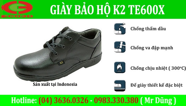 Nhanh tay mua giày bảo hộ lao động TE600X cho công xưởng với giá rẻ nhất chưa từng có