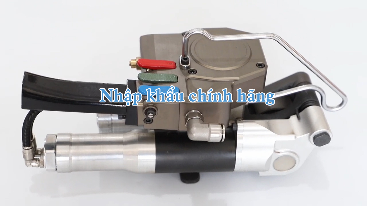 Máy đóng đai nhựa hàn nhiệt giá rẻ nhập khẩu chính hãng
